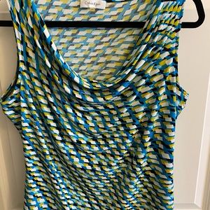 Calvin Klein sleeveless blouse